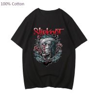 100 Cottonmens Tshirt Slipknots Heavy Mental Music Band Tshirt Graphic Print Teeshirt Gildan