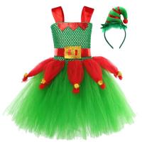 Holiday Elf Costume Dress Christmas Green Elf Costume Dress GirlsChristmas Elf Costume Holiday Cosplay Dress amicable