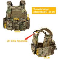 1000D Nylon Combat suit laser cutting quick release molle tactical vest with hydration backpack with triple magazine pouch