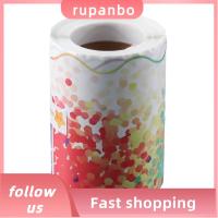 RUPANBO039392692 อเนกประสงค์อเนกประสงค์ ห้องเรียนในห้องเรียน กาวในตัว จุดที่มีสีสัน ขอบตัดขอบ เส้นขอบกระดาน การตกแต่งตกแต่ง สติกเกอร์เส้นขอบ