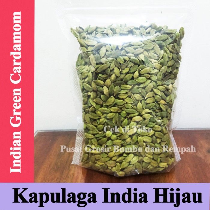 Kapol India 500 Gram Green Cardamom 500 Gr Kapulaga India Hijau Lazada Indonesia 5114