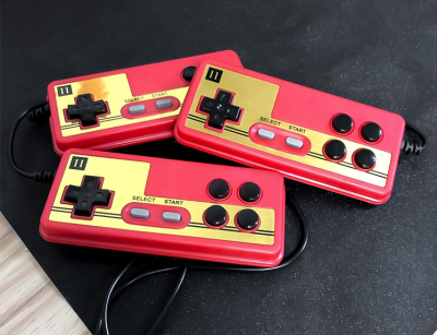 จอย Famicom หัวเล็ก 9 เข็มเเท้ นิ่มนิ่มสายยาว1.5m