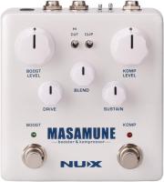 Nux เอฟเฟ็คก้อน รุ่น NBK-5 Masamune Guitar Analog Compressor and Booster Pedal Verdugo Series Stompboxes
