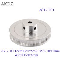 100 Teeth 2GT Timing Pulley Bore 6/6.35/8/10/12/14/15/16/19/20/22/25mm for GT2 Synchronous belt width 6/10mm 100Teeth 100T Printing Stamping