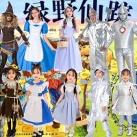 ใหม่ Dorothy ผู้ใหญ่เครื่องแต่งกายดีบุกฮาโลวีน Wizard Of Oz เครื่องแต่งกาย COS เครื่องแต่งกายหุ่นไล่กาสำหรับเด็ก