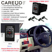 CAREUD U912-TJ รถ TPMS ภายใน Car รถ TPMS ระบบการตรวจสอบแรงดันยางรถยนต์ Car สำหรับ Mazda 3 2006-2012รูบอดขนาดช่องต้อง39*24มม. (สูง * กว้าง)