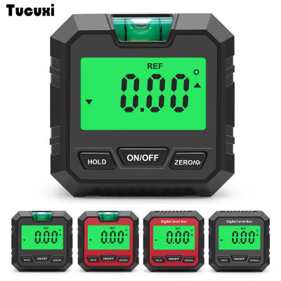 360องศาดิจิตอลมุมไม้โปรแทรกเตอร์ระดับไม้โปรแทรกเตอร์ Inclinometer ฐานแม่เหล็กมุมดิจิตอลวัดระดับทดสอบเครื่องมือวัด