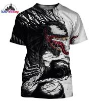 Sexy Venom  Cartoon Disney men women casual style 3D High Quality print Summer Casual Streetwear Tee Tops Donald Duck Cartoon