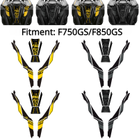 สติกเกอร์ติดปลอกปกป้องเข่าถังน้ำมันข้างรถมอเตอร์ไซค์รูปลอกแผ่นกันกระแทกที่ยึดเข่าแก๊สสำหรับ Bmw F850GS F750GS F 750 850 GS 2018-2021