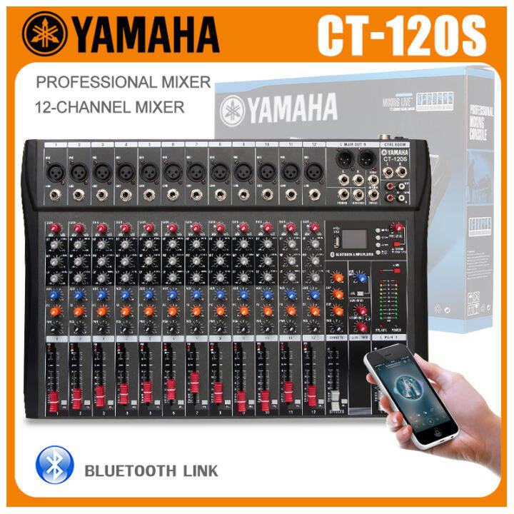 YAMAHA 12 Input Channels Mixer CT120S Sound System with Bluetooth
