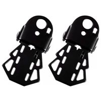 F2TC 1 Pair Non-Slip Foot Pegs Bicycle Pedal Stand Riding Cycling Rear for Seat Safety Folding Accessories Mountain Bike Pedal