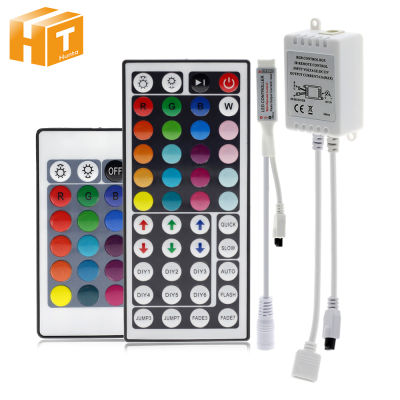LED RGB Controller DC12V Mini 44คีย์/24 Keys ตัวควบคุมไฟ LED IR ควบคุมระยะไกลสำหรับ2835 3528 5050 RGB แถบไฟ LED