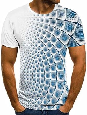 RJRA Mens Short Sleeve T-Shirt 3D Print Graphic T-Shirt