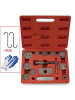 12-Piece Universal Disc Brake Caliper Wind Back Tool Kit Front Rear Brake Piston Compressor Tool Automotive Brake Pad Repair