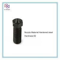 ℗﹊卐 1PC Hardened Steel Volcano Nozzle For E3D Volcano Hotend High Temperature 3D Printing PEI PEEK Carbon Fiber Filament