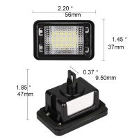 1คู่6000K/2ชิ้นสีขาว12V Canbus ป้ายทะเบียน LED แสงไฟ Led ข้อผิดพลาดฟรีสำหรับ MERCEDES เบนซ์ GLK X204สำหรับอุปกรณ์ BENZ