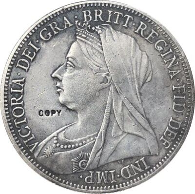 เหรียญสุดฮอต Uk 1896 1 Crown - Victoria 3rd