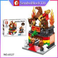 Sembo Block SD6527 เลโก้ร้านค้าแบบมีไฟ จำนวน 145 ชิ้น