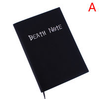 WORE Anime Death Note Notebook Leather Journal and Necklace Feather Art Writing