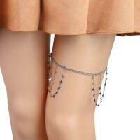 เซ็กซี่ต้นขาโซ่ Garter Dangle Star สั้นพู่ต้นขายืดหยุ่นเซ็กซี่ Body Chain เครื่องประดับไนท์คลับสำหรับผู้หญิง