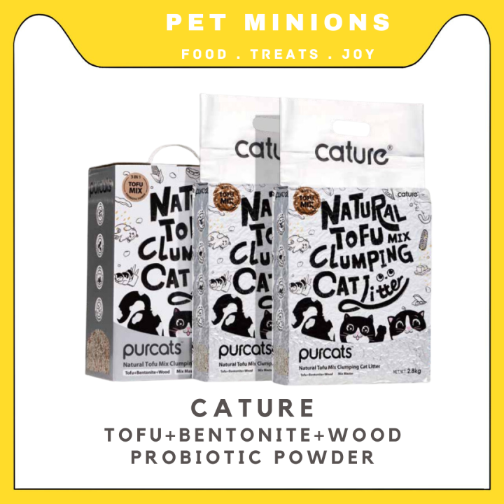 Cature Premium Tofu Cat Litter - 3 in 1 Tofu Mix Master 5.6kg | Pasir
