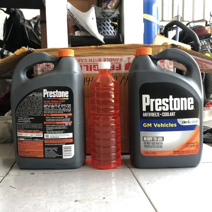 Repack Coolant Prestone DexCool Prediluted Terbaik Super long life