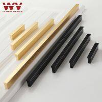 WV American Brushed Gold Black Cabinet Handles T Bar Aluminum Kitchen Cupboard Pulls Drawer Knobs Furniture Handle Hardware 287