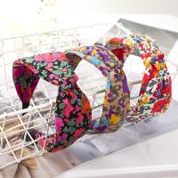 【CW】 Print Headbands Bezel Turban Elastic Bow Hairbands for Hair Hoop Bands Accessories Jewelry