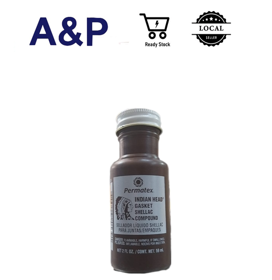 PERMATEX INDIAN HEAD GASKET SHELLAC (59ML) Lazada