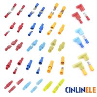 100Pieces 50Set Bullet Flag Wire electrical Connector Male Female Crimp Insulation Nylon Cable Terminals FRD MPD Car Terminator