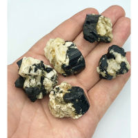 1 pc 2-3cm Natural Black Tourmaline With Mother Rock  Stone / Top High Quality Stone / Jewelry Stone Healing Chakra.