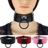 【HOT】ↂ№ DIEZI Gothic Necklaces Big Leather Choker Men Jewelry Fashion 2020 Goth