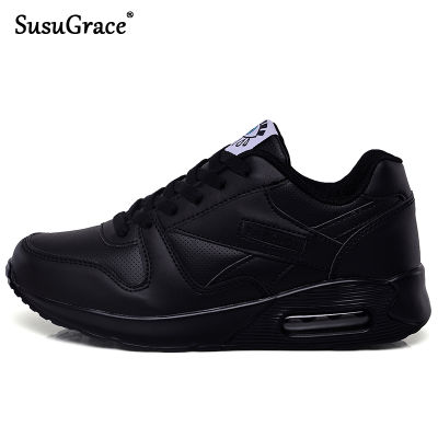 SusuGrace Quality Women Running Shoes Sports Outdoor Sneakers Lace-up Trainers Autumn Light Walking Jogging Shoe Plus Size 35-44