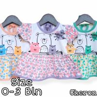 Cheron 22640-ชุดเด็กผู้หญิงชุด Baju Bayi Perempuan เด็ก Dres ใหม่เด็กวัยหัดเดินเด็กแขนสั้น0ถึง3เดือนล่าสุดราคาถูก Kekinian สามารถถนนเดินทางผ้าฝ้ายผ้าเจอร์ซีย์สีพีช Lilac สีเขียว