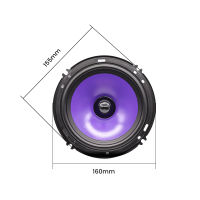 AOSHIKE 2PCS Auto 6.5"Inch Car Audio Car Speaker Full Frequency Music Stereo Bass Power Vehicle Speaker 90W Non-destructive