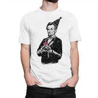 Abraham Lincoln Happy Birthday T เสื้อผู้ชายและผู้หญิงขนาด