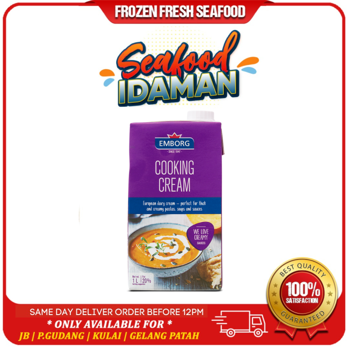 [🚚 JOHOR BAHRU Only] cooking cream 1L Lazada