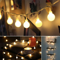 6m 10m 20m 30m 50m Ball Christmas Lights 110V 220V Bulb Fairy Led String Light for Home Wedding Holiday Outdoor Decorative Lamp Fairy Lights