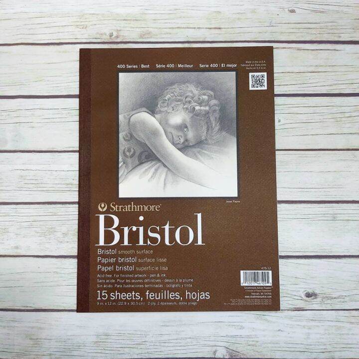 Strathmore Bristol Paper Smooth Surface 15 sheets 2ply [4752] Lazada PH