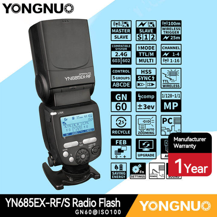 YONGNUO YN685EXRF Camera Flash HighSpeed Sync TTL Speedlite for Sony
