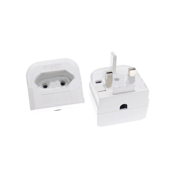 taigupo6611 UK Plug Type G Adapter With Fuse EU Standard To UK Standard