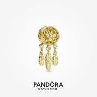 Official Store Pandora 14k Gold-Plated Spiritual Dreamcatcher Charm