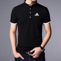 New Men Cotton Polo Fashion Business Polo T-Shirt Short Sleeve Summer Shirt