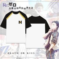 T SHIRT   Living in a different world from zero rem, Cai Yueyue, an animation merchant, two-dimensional cos short-sleeved T-shirt clothing, summer