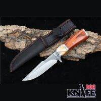 มีดตรง สแตนเลส collection knife camping straight 22CM พร้อมซองมีด แค้มป์ปิ้ง เดินป่า ทำอาหาร