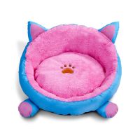 【Thriving】 PETS MART mall สีชมพูสีเทา All Seasons ขนาดใหญ่ Extra Dog Bed House โซฟา Kennel Fleece Pet Dog Cat Warm Bed Cama Perro Legowisko Dla Psa