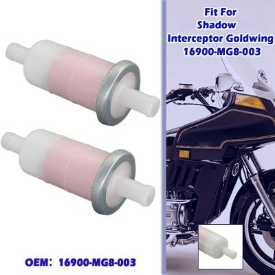 3/8Inch 10MM Motorcycle Fuel Filter for Kawasaki Yamaha Honda CBR600 VT750 600 VT1100 16900-MG8-003 49019-105