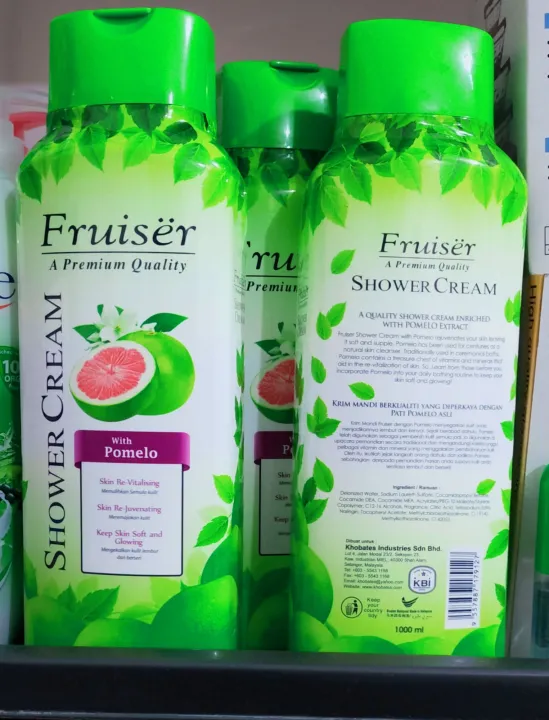 FRUISER SHOWER CREAM with POMELO 1000mL (Skin ReVitalizing,Skin Re