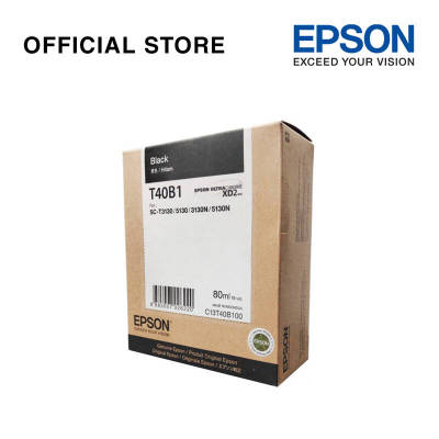 หมึก EPSON T40B1 หมึกตลับ สีดำ 80 ml. ของแท้ - สำหรับปริ้นเตอร์ EPSON SC-T3130, SC-T3130N