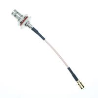 RG316 BNC FEMALE BIG BULKHEAD to SMB FEMALE Coaxial RF Cable